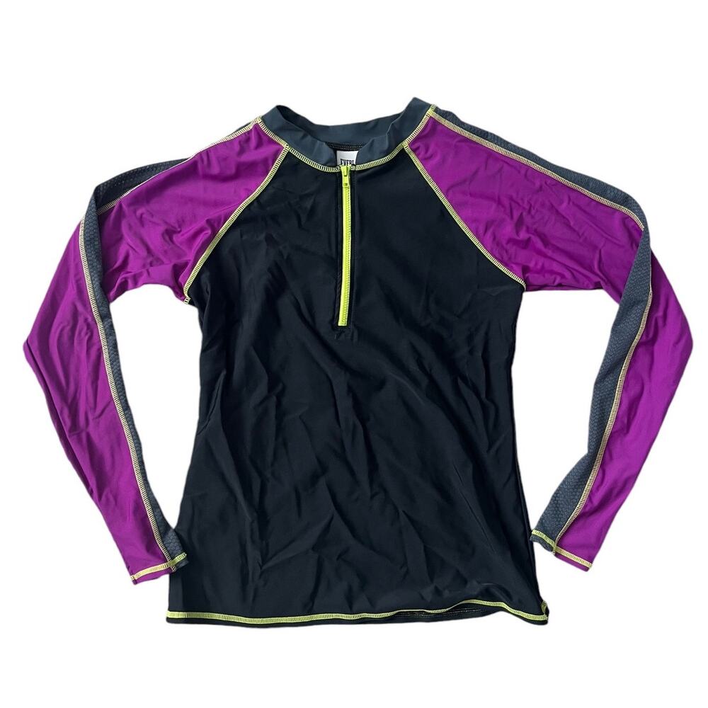 Everlast Long Sleeve Quarter Zip Activewear Top Women's Size Medium